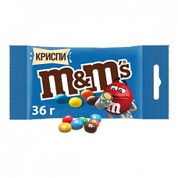 МэндМc Драже Криспи с молочным шоколадом 36г