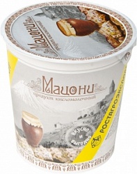 Мацони Ростагроэкспорт 300г мдж 3,2% стакан