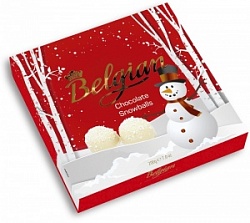 Конфеты Бельгиан 250г Снежки в кокосовой стружке из белого шоколада