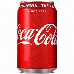 Напиток Кока-Кола 0,33л Оригинал ж/б Польша