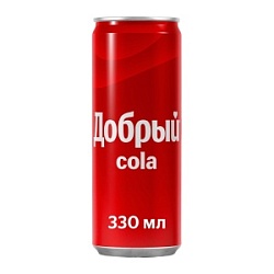Напиток Добрый 0,33л Кола ж/б