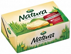 Масло Натура 180г Сливочное 82%