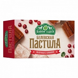 Пастила Белевская 100г Клюквой