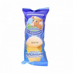 Коровка из Кореновки Мороженое 100г пломбир ваф/ст