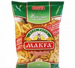 Макфа макароны 400г рожки Макфа макароны 400г рожки