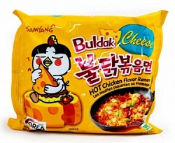 Лапша Hot chicken 140г б/п со вкусом курицы и сыра, острая