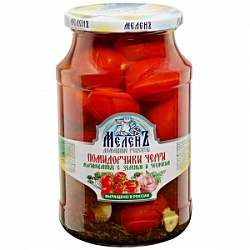 Помидорчики Меленъ 940гЧерри маринованные Помидорчики Меленъ 940гЧерри маринованные