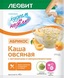 Леовит каша 40г овсяная Абрикос